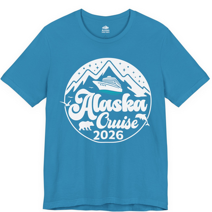Alaska Cruise 2026 Shirt Premium T-Shirt – Aqua – Alaska Cruise Shirts