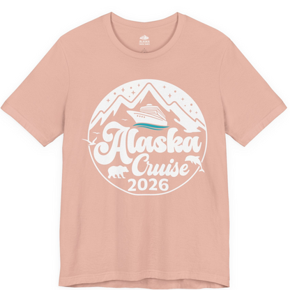 Alaska Cruise 2026 Shirt Premium T-Shirt – Peach – Alaska Cruise Shirts