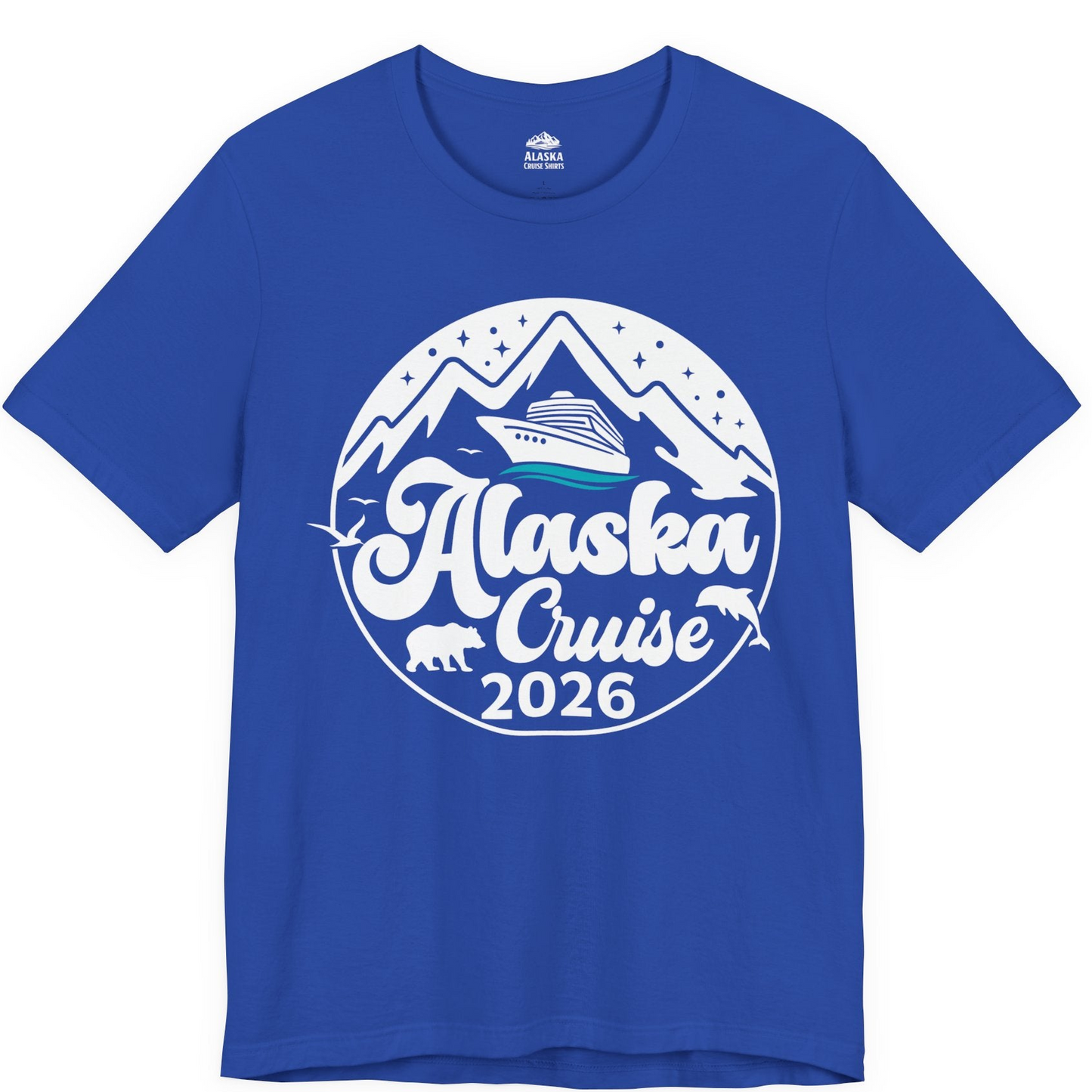 Alaska Cruise 2026 Shirt Premium T-Shirt – True Royal – Alaska Cruise Shirts