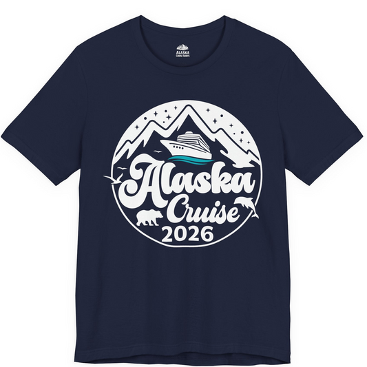 Alaska Cruise 2026 Shirt Premium T-Shirt – Navy – Alaska Cruise Shirts