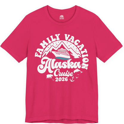 Alaska Family Cruise Shirt Premium T-Shirt – Fuchsia – Alaska Cruise Shirts