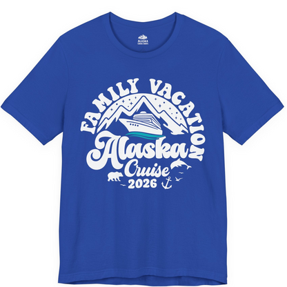 Alaska Family Cruise Shirt Premium T-Shirt – True Royal – Alaska Cruise Shirts