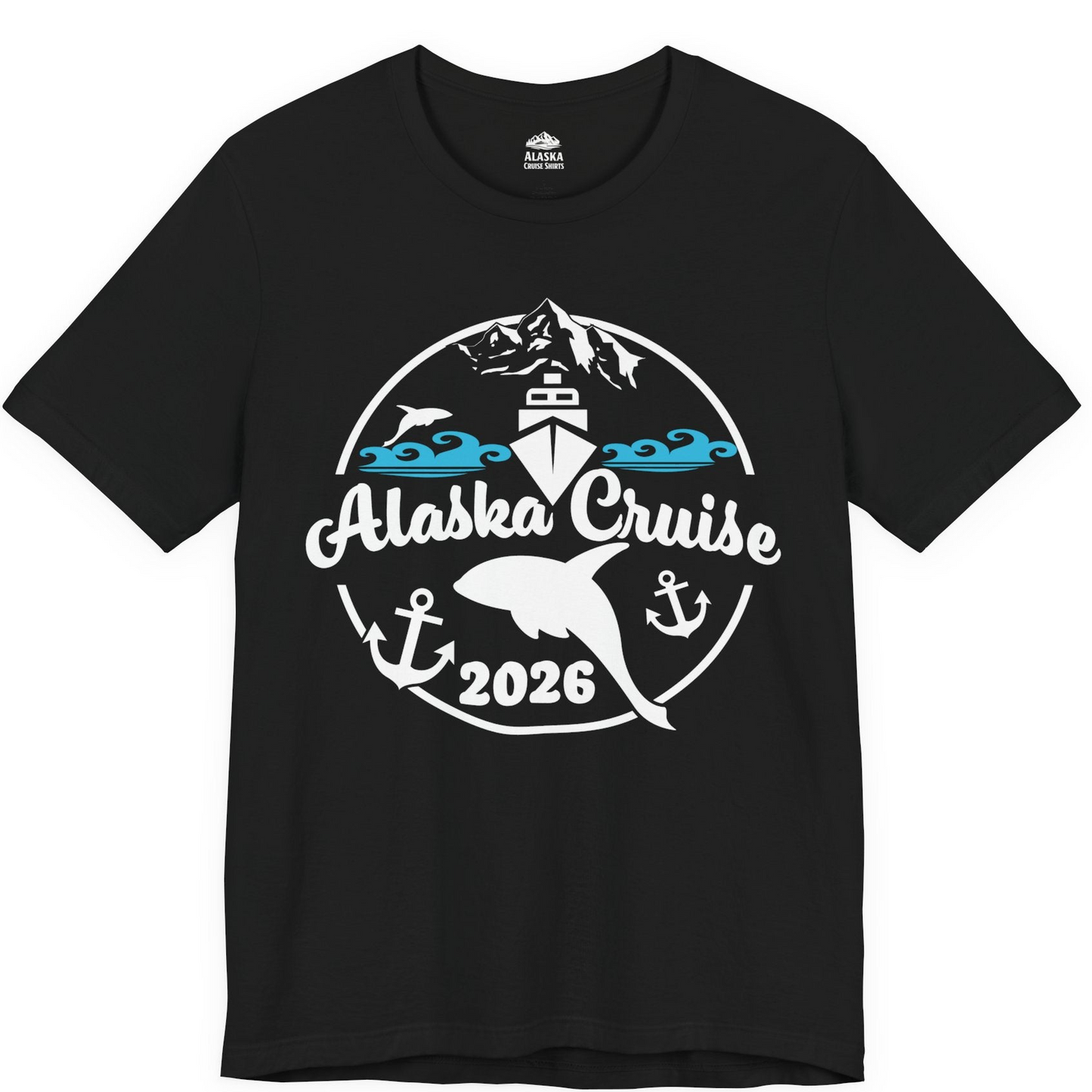 Alaska Cruise 2026 Shirt Premium T-Shirt – Black – Alaska Cruise Shirts