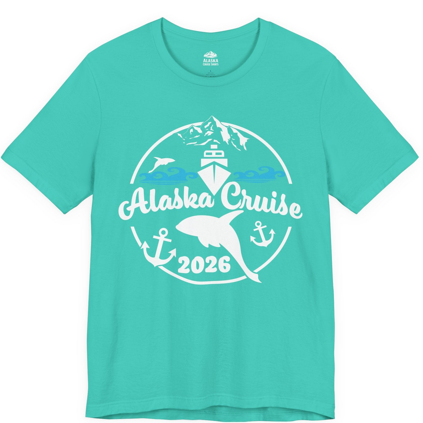 Alaska Cruise 2026 Shirt Premium T-Shirt – Teal – Alaska Cruise Shirts