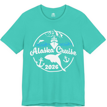 Alaska Cruise 2026 Shirt Premium T-Shirt – Teal – Alaska Cruise Shirts