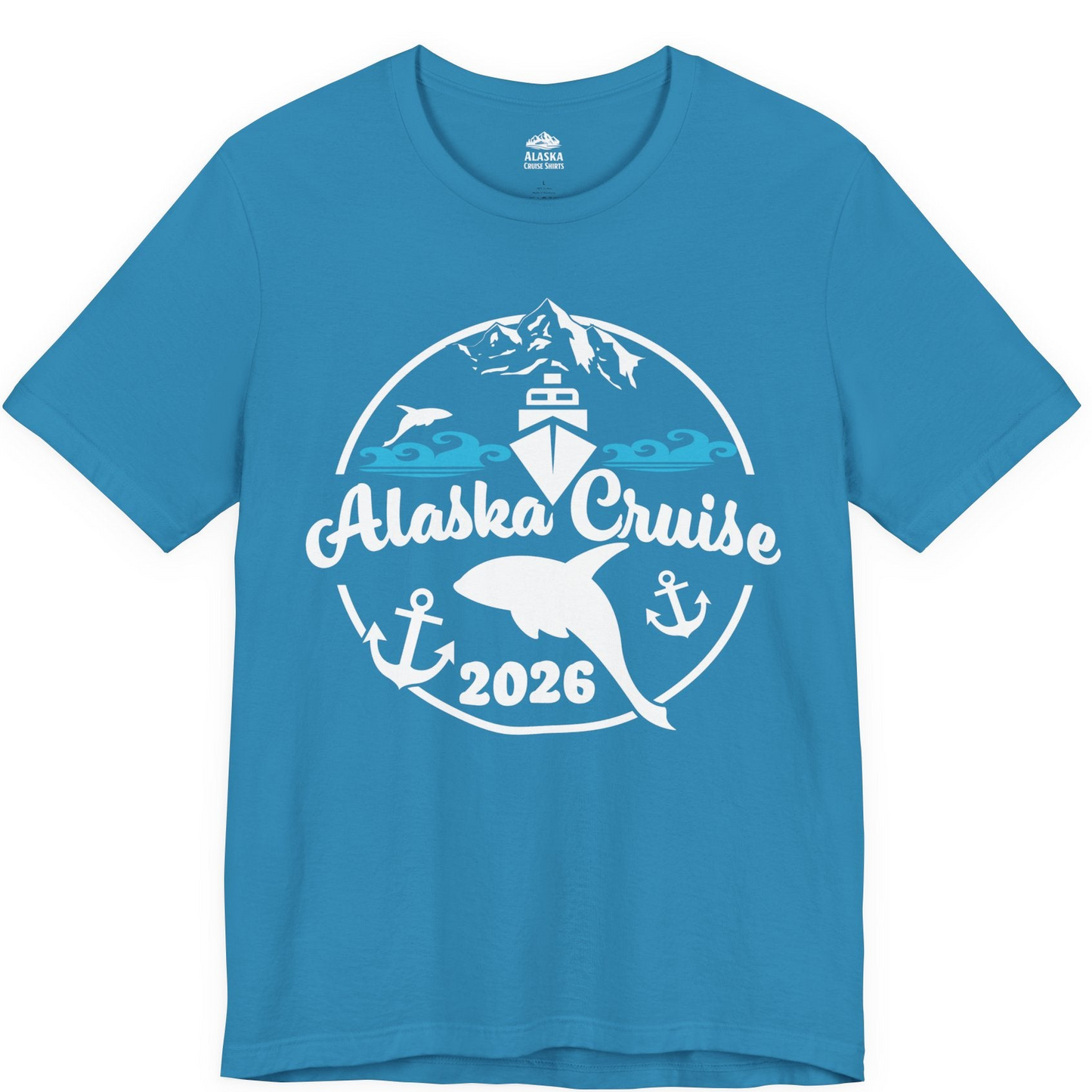 Alaska Cruise 2026 Shirt Premium T-Shirt – Aqua – Alaska Cruise Shirts