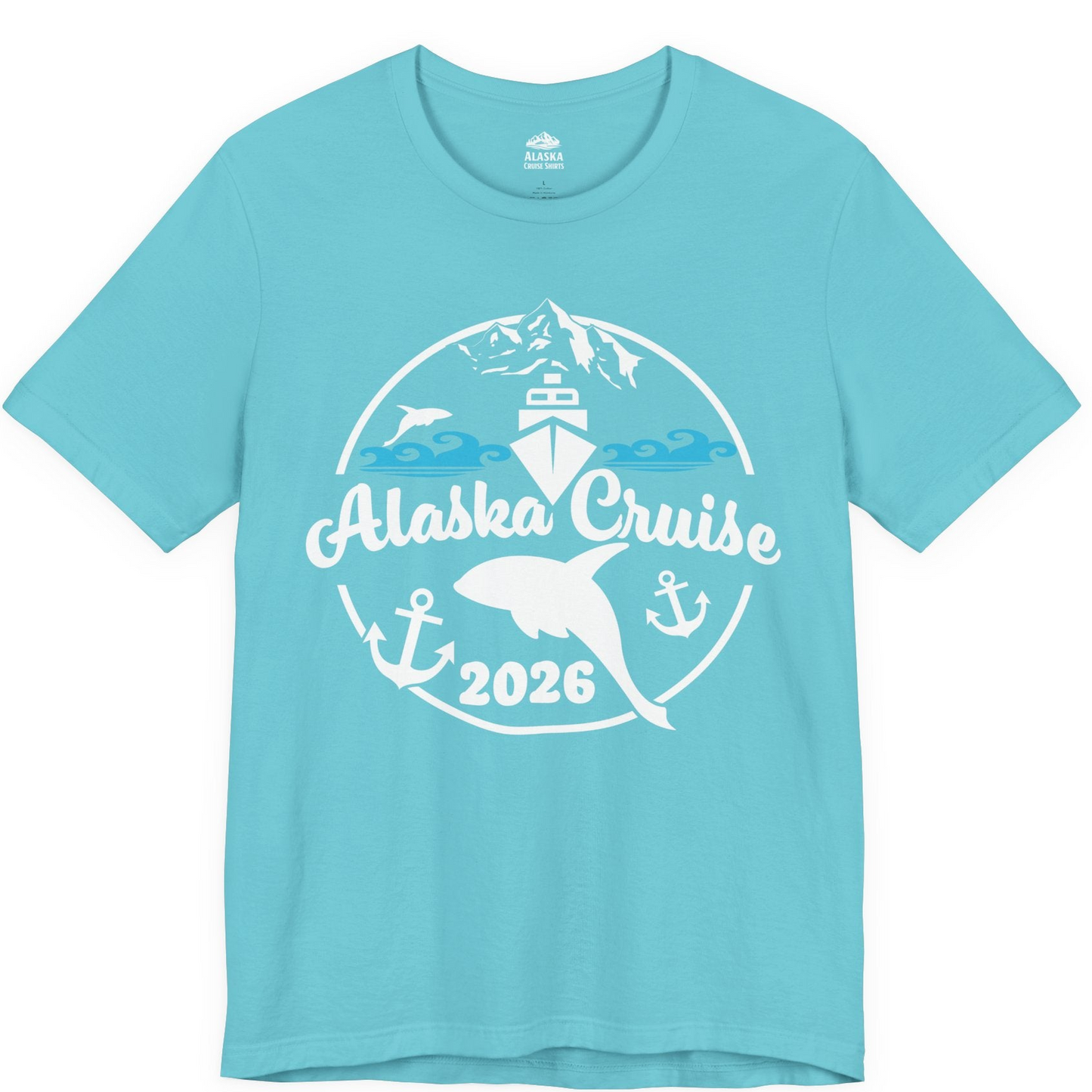 Alaska Cruise 2026 Shirt Premium T-Shirt – Turquoise – Alaska Cruise Shirts