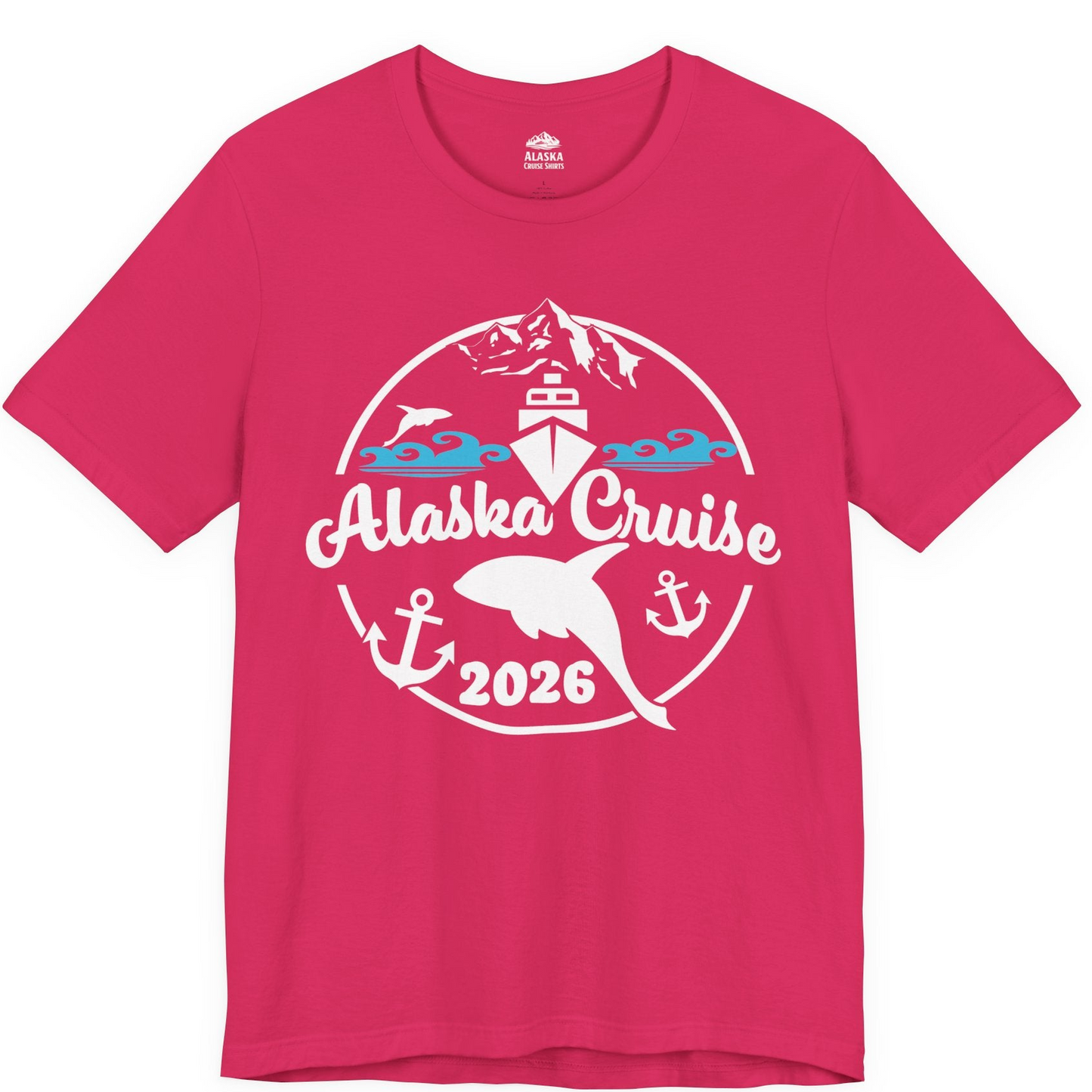 Alaska Cruise 2026 Shirt Premium T-Shirt – Fuchsia – Alaska Cruise Shirts