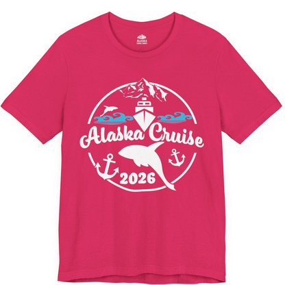 Alaska Cruise 2026 Shirt Premium T-Shirt – Fuchsia – Alaska Cruise Shirts