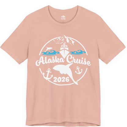 Alaska Cruise 2026 Shirt Premium T-Shirt – Peach – Alaska Cruise Shirts
