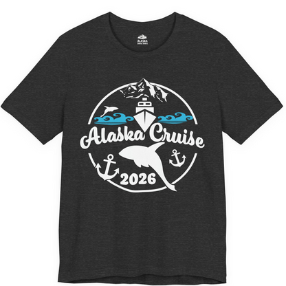 Alaska Cruise 2026 Shirt Premium T-Shirt – Dark Grey Heather – Alaska Cruise Shirts