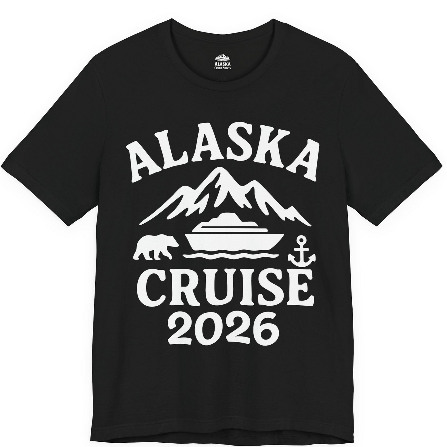 Alaska Cruise 2026 Shirt Premium T-Shirt – Black – Alaska Cruise Shirts