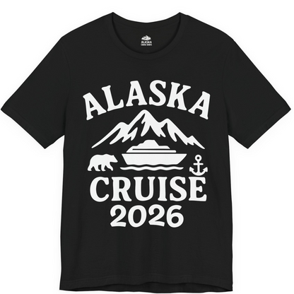 Alaska Cruise 2026 Shirt Premium T-Shirt – Black – Alaska Cruise Shirts
