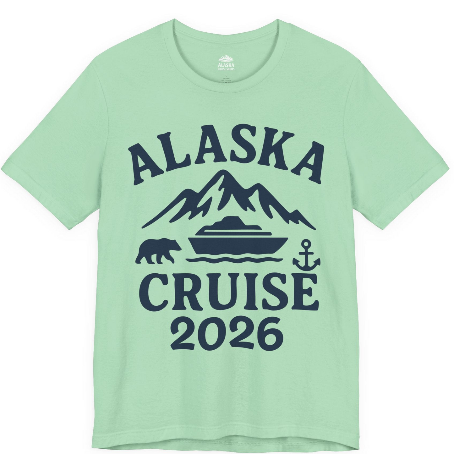 Alaska Cruise 2026 Shirt Premium T-Shirt – Mint – Alaska Cruise Shirts