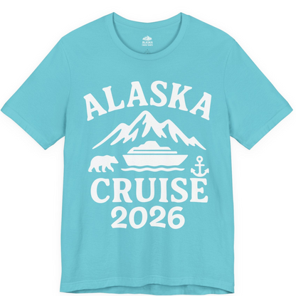 Alaska Cruise 2026 Shirt Premium T-Shirt – Turquoise – Alaska Cruise Shirts