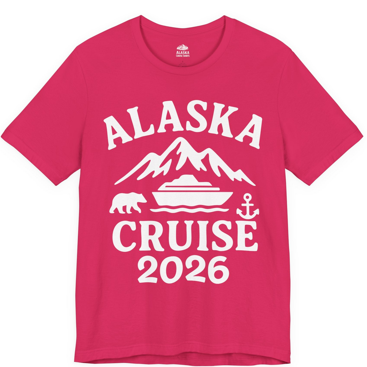 Alaska Cruise 2026 Shirt Premium T-Shirt – Fuchsia – Alaska Cruise Shirts
