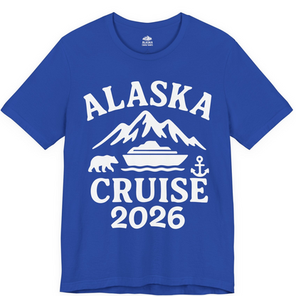 Alaska Cruise 2026 Shirt Premium T-Shirt – True Royal – Alaska Cruise Shirts