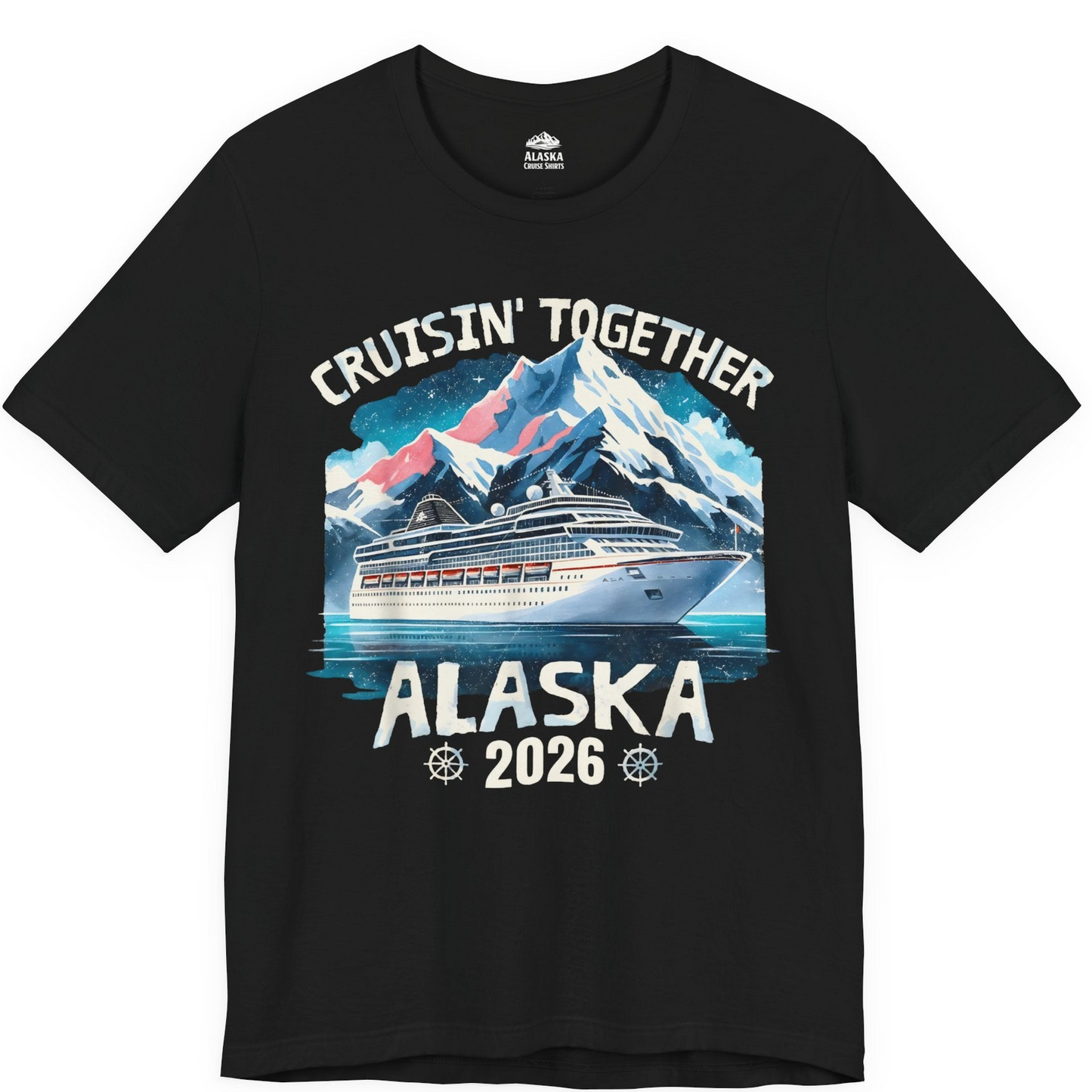 Alaska Cruise 2026 Shirt Premium T-Shirt – Black – Alaska Cruise Shirts