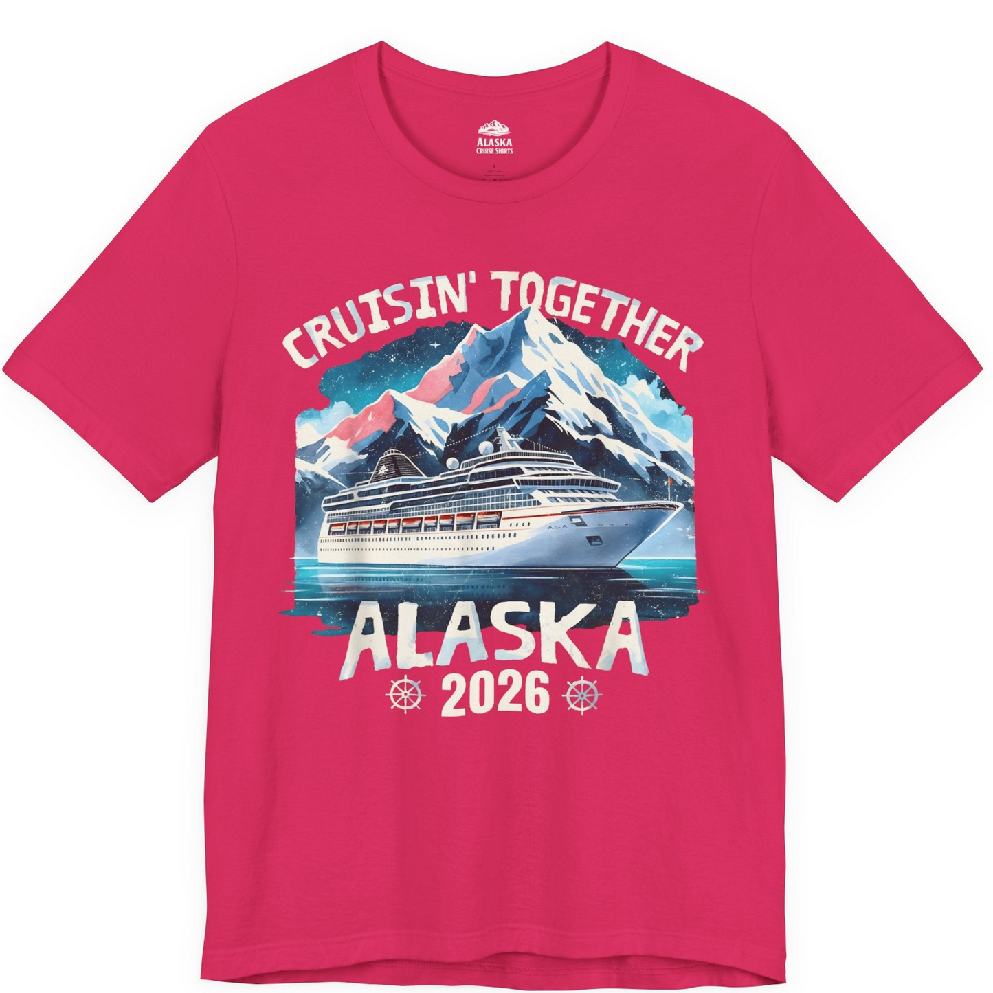 Alaska Cruise 2026 Shirt Premium T-Shirt – Fuchsia – Alaska Cruise Shirts