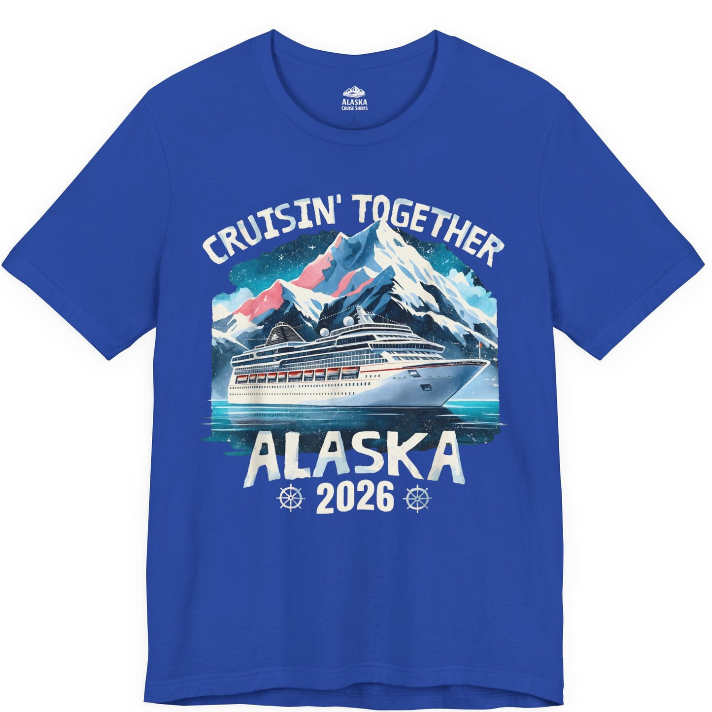 Alaska Cruise 2026 Shirt Premium T-Shirt – True Royal – Alaska Cruise Shirts