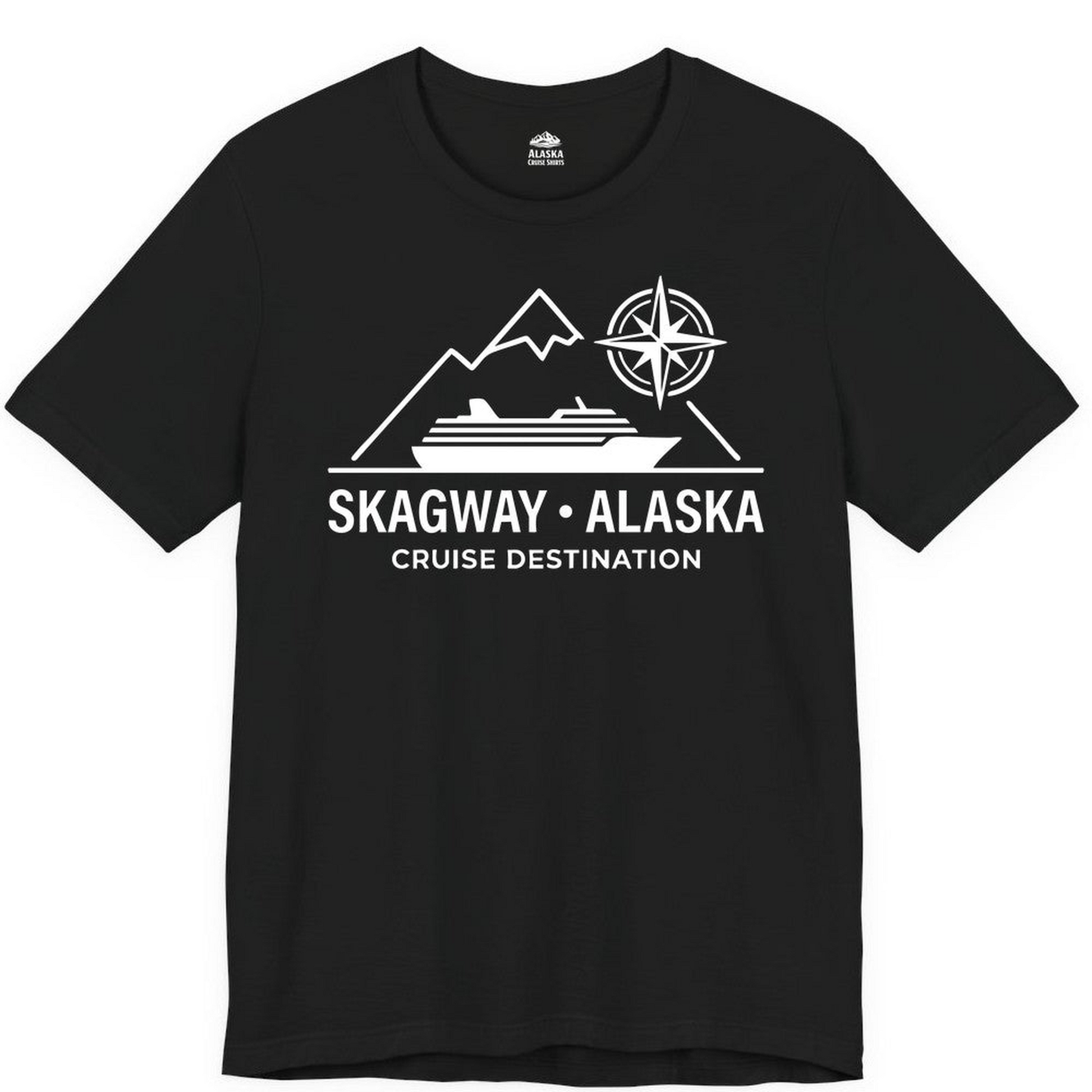 Skagway Alaska Cruise Shirt Premium T-Shirt – Black – Alaska Cruise Shirts