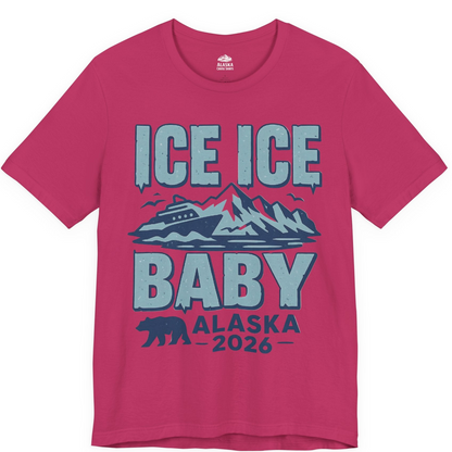 Ice Ice Baby Alaska Cruise Shirt Premium T-Shirt – Berry – Alaska Cruise Shirts