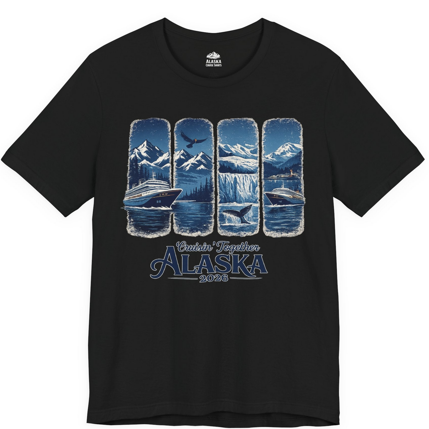 Alaska Cruise Adventure Shirt Premium T-Shirt – Black – Alaska Cruise Shirts