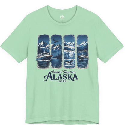 Alaska Cruise Adventure Shirt Premium T-Shirt – Mint – Alaska Cruise Shirts