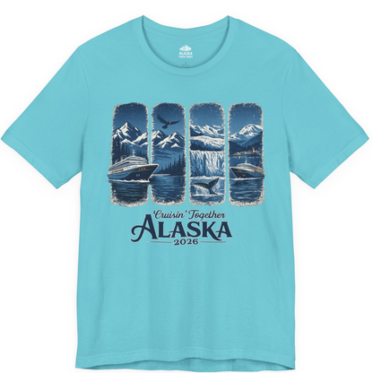 Alaska Cruise Adventure Shirt Premium T-Shirt – Turquoise – Alaska Cruise Shirts