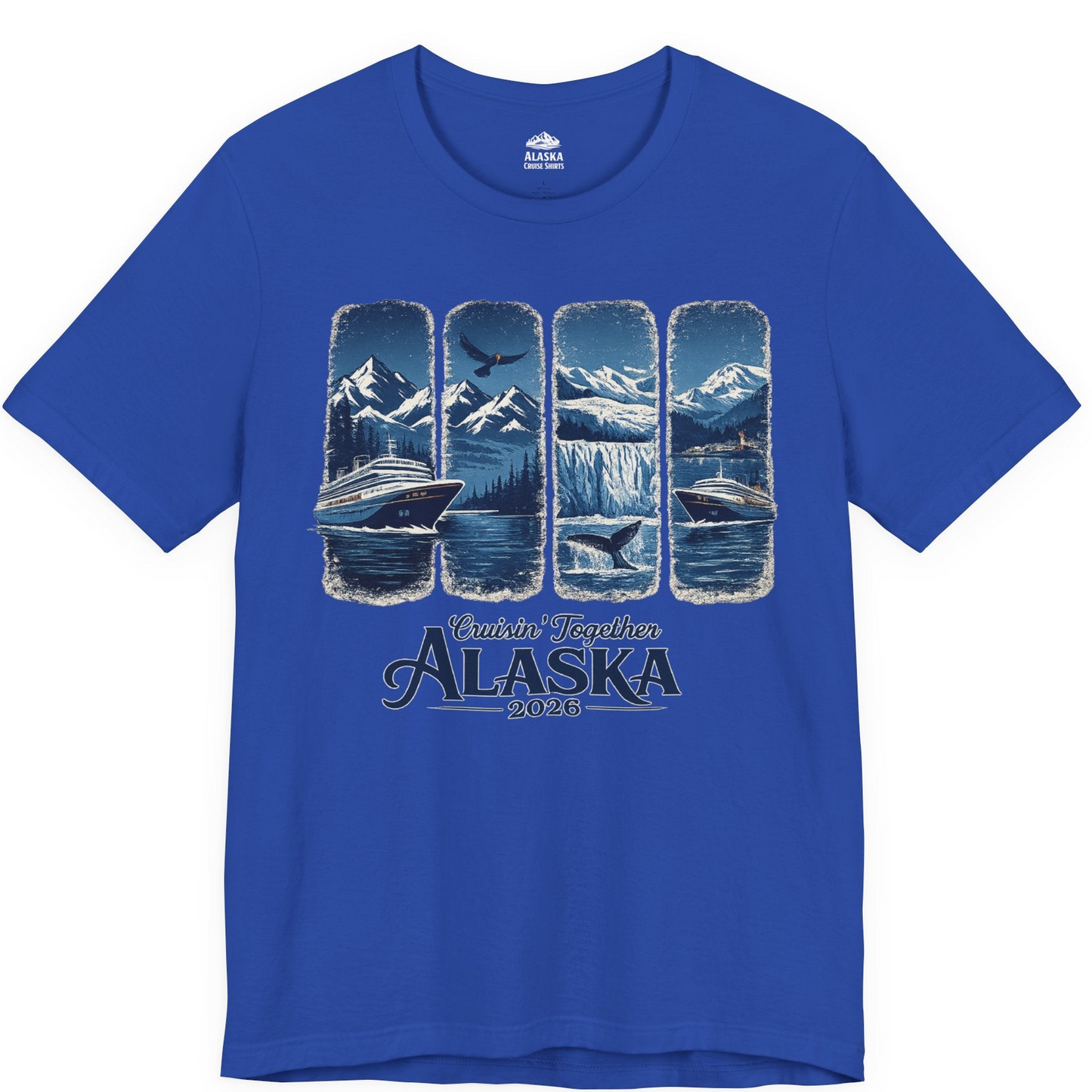 Alaska Cruise Adventure Shirt Premium T-Shirt – True Royal – Alaska Cruise Shirts