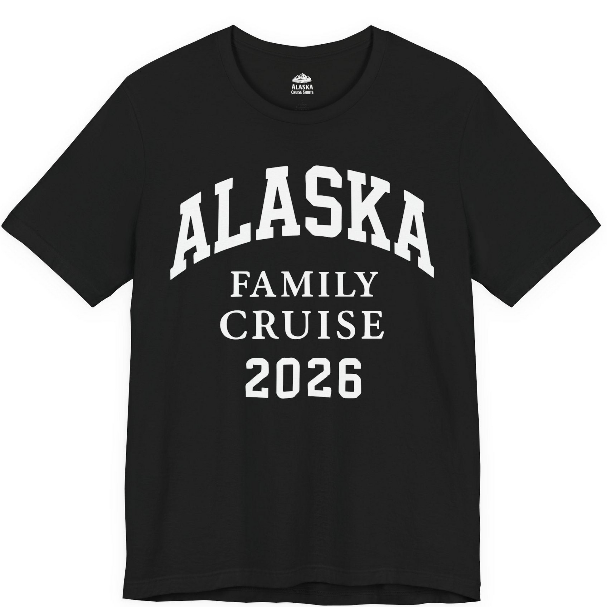 Alaska Family Cruise 2026 Matching Vacation Shirt for Groups — Premium Tee Premium T-Shirt – Black – Alaska Cruise Shirts