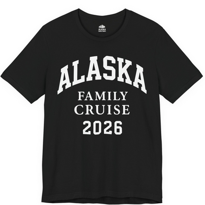 Alaska Family Cruise 2026 Matching Vacation Shirt for Groups — Premium Tee Premium T-Shirt – Black – Alaska Cruise Shirts