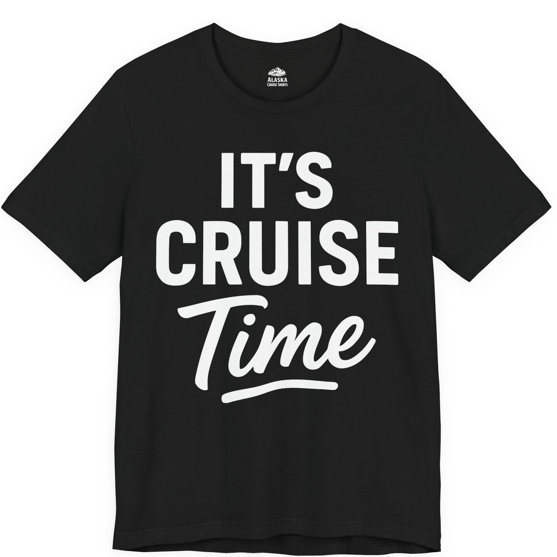 It’s Cruise Time Vacation Shirt for Cruise Lovers and Travelers — Premium Tee Premium T-Shirt – Black – Alaska Cruise Shirts