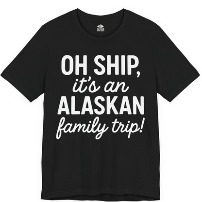 Funny Alaska Family Cruise Trip Statement Vacation Shirt — Premium Tee Premium T-Shirt – Black – Alaska Cruise Shirts