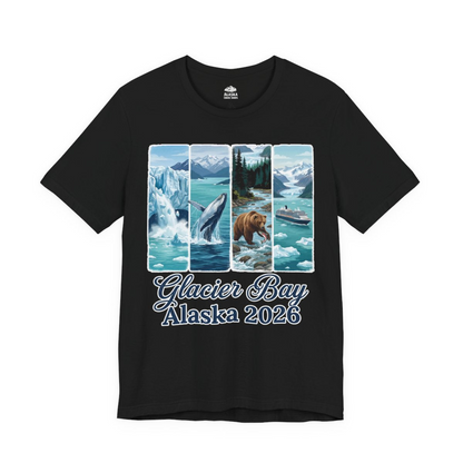 Glacier Bay Alaska 2026 Cruise Nature Wildlife Adventure Shirt — Premium Tee Premium T-Shirt – Black – Alaska Cruise Shirts