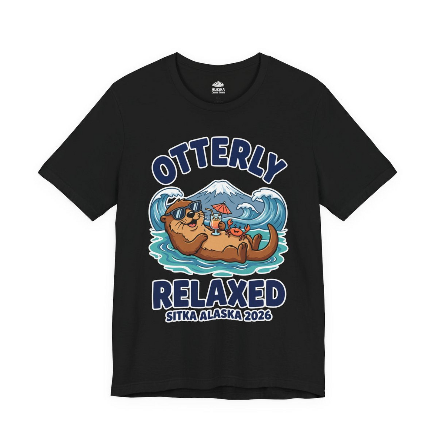 Otterly Relaxed Sitka Alaska 2026 Vacation Souvenir Shirt — Premium Tee Premium T-Shirt – Black – Alaska Cruise Shirts