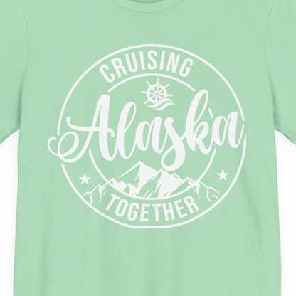 Cruising Alaska Together Shirt Premium T-Shirt – Mint – Alaska Cruise Shirts Close Up