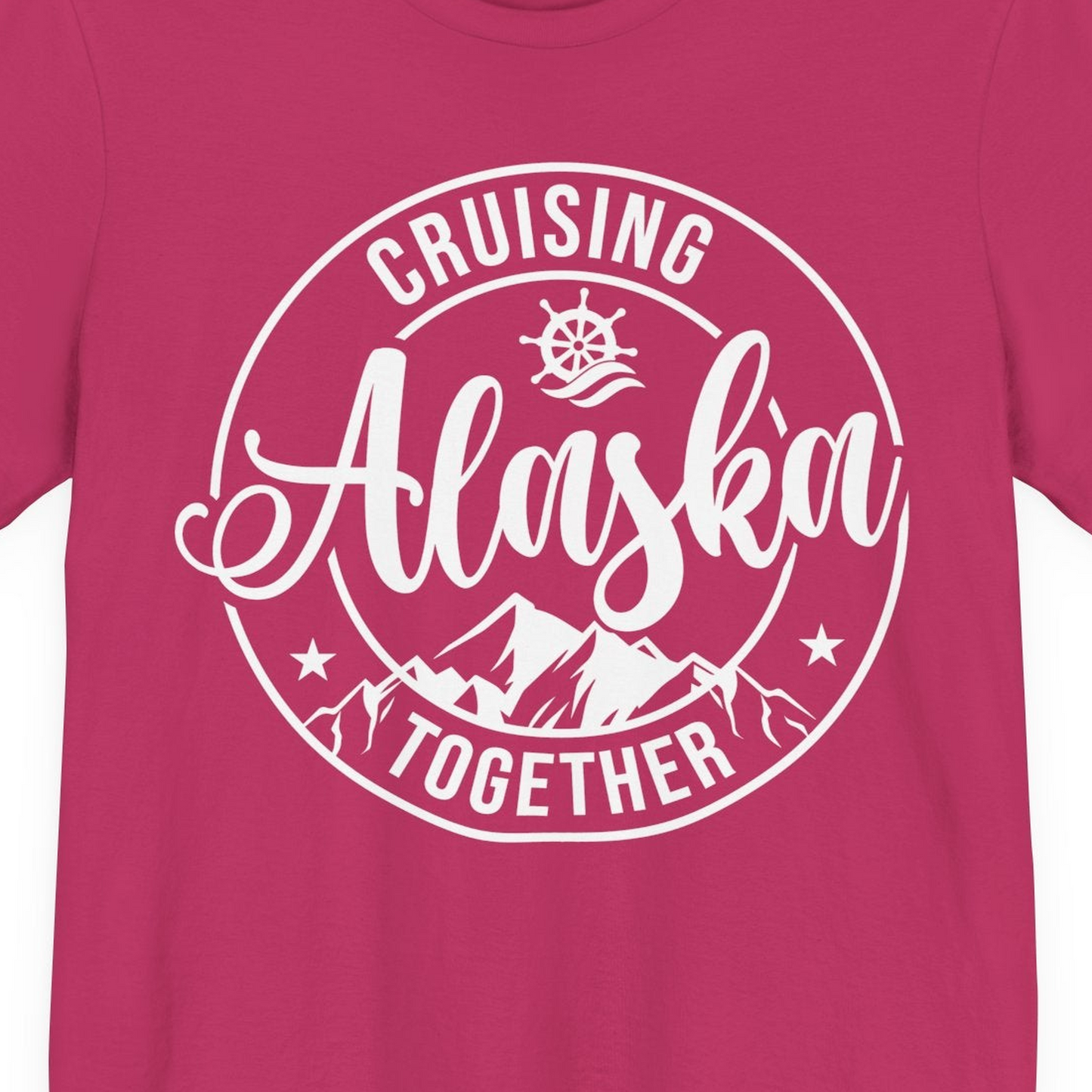 Cruising Alaska Together Shirt Premium T-Shirt – Berry – Alaska Cruise Shirts Close Up