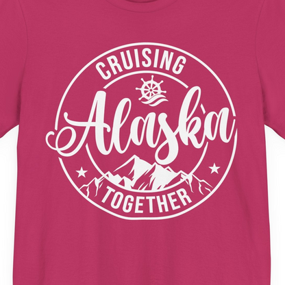 Cruising Alaska Together Shirt Premium T-Shirt – Berry – Alaska Cruise Shirts Close Up
