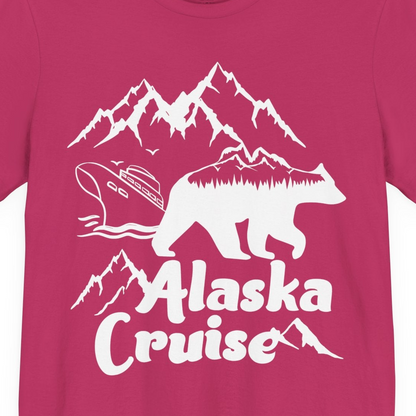 Alaska Cruise Shirt Premium T-Shirt – Berry – Alaska Cruise Shirts Close Up