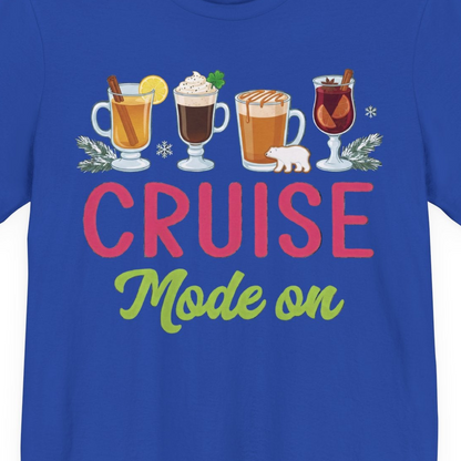 Cruise Mode On Shirt Premium T-Shirt – True Royal – Alaska Cruise Shirts Close Up