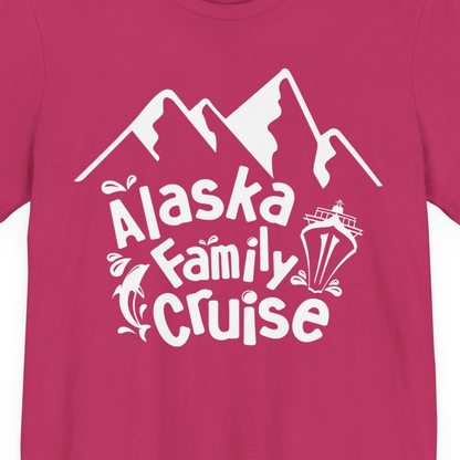 Alaska Family Cruise Adventure Shirt Premium T-Shirt – Berry – Alaska Cruise Shirts Close Up