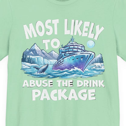 Funny Alaska Cruise Shirt Premium T-Shirt – Mint – Alaska Cruise Shirts Close Up