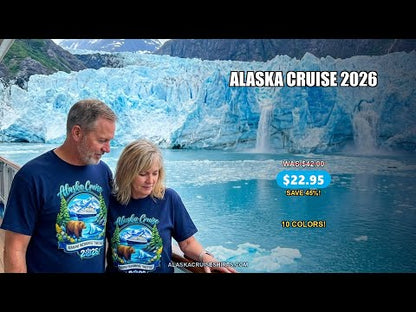Alaska Cruise 2026 Family Shirt - Bear Ship Mountains Nature Scene — T-Shirt