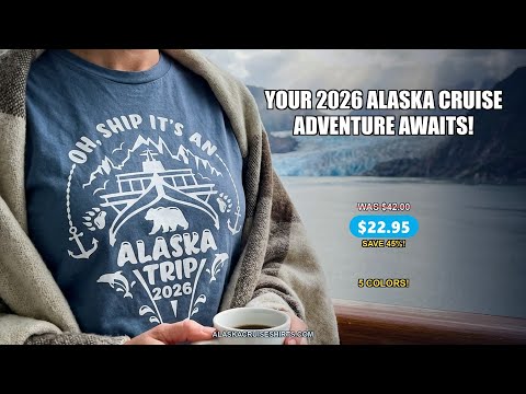 Oh Ship It’s an Alaska Trip 2026 Cruise and Wildlife Shirt — T-Shirt - Video Demo