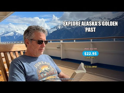 Juneau Alaska Gold Rush Heritage Vintage Travel T-Shirt — T-Shirt - Video Demo