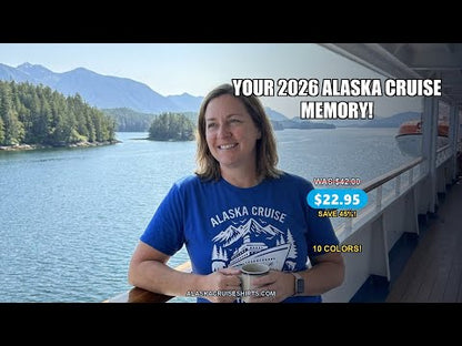 Alaska Cruise Shirt - Wildlife Adventure Family Memories 2026 — T-Shirt - Video Demo