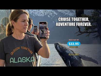 Cruisin Together Alaska Mountain Adventure Cruise Graphic Shirt — T-Shirt - Video Demo