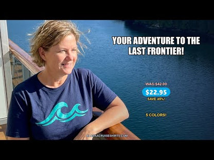 Alaska Cruise Adventure Shirt - Mountains Wildlife and Nautical 2026 — T-Shirt - Video Demo