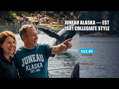 Juneau Alaska Est 1881 Classic Collegiate Souvenir Shirt — T-Shirt - Video Demo